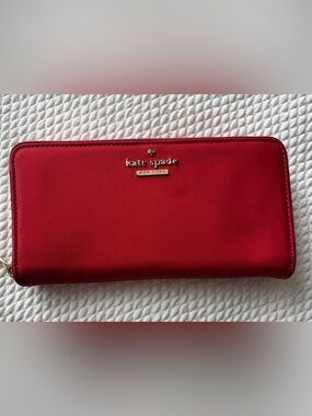 NWOT - Red Nylon Kate Spade Wallet
